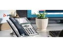 Poly Tischtelefon Edge E350 Grau/Schwarz/Weiss