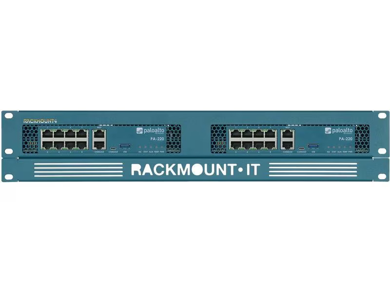 Rackmount IT Rackmount Kit RM-PA-T3 für Palo Alto PA-220, 2 Geräte-1 Rack