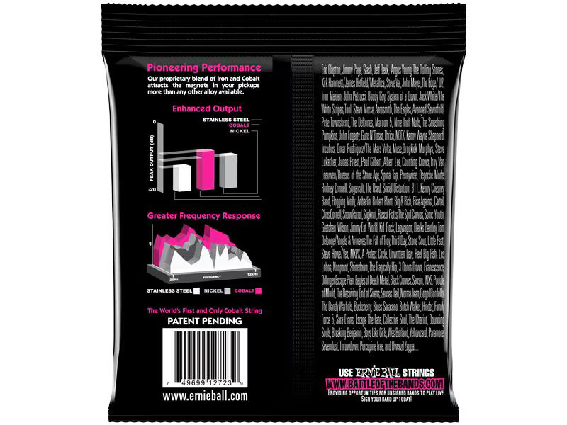 Ernie Ball Gitarrensaiten 2723 Slinky Cobalt – Super 09-42