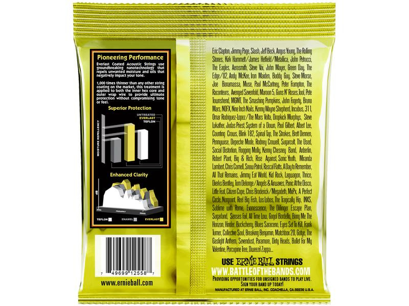 Ernie Ball Gitarrensaiten 2558 Everlast CB 80/20 – Light 11-52