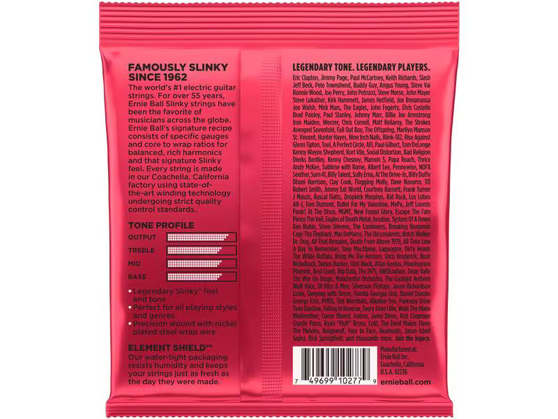 Ernie Ball Gitarrensaiten 2226 Burly Slinky – Burly 11 - 52