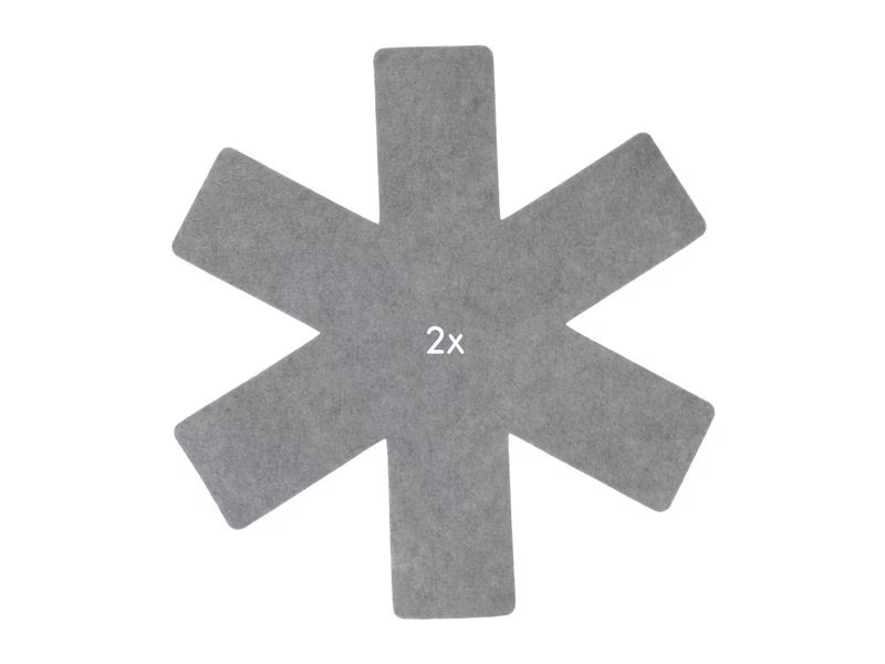 FURBER Pfannenschutz 6 Stück, Grau