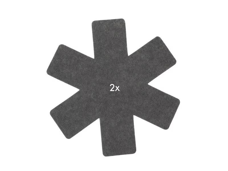 FURBER Pfannenschutz 6 Stück, Grau