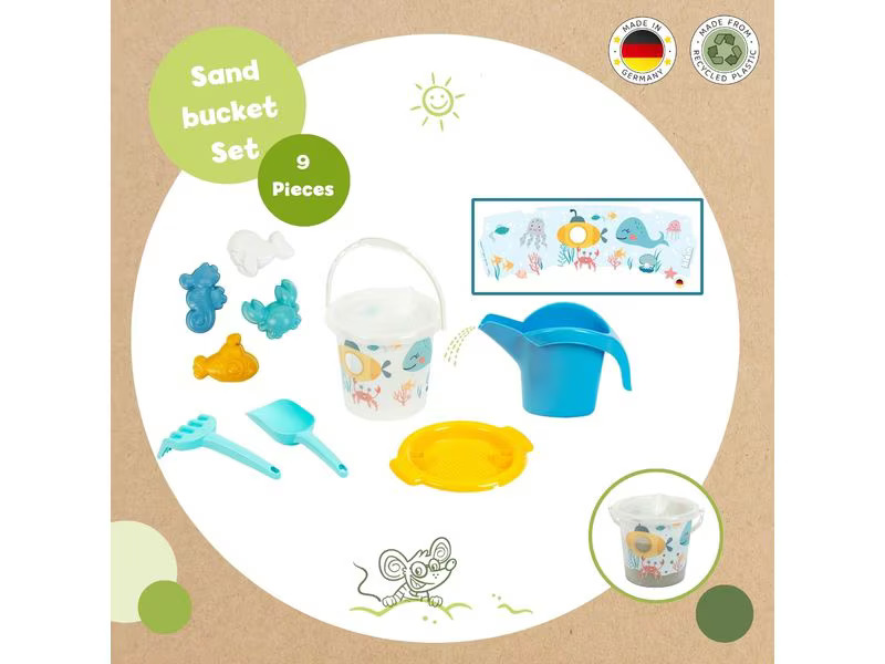 Klein-Toys Sandeimer Set – Wasserwelt 9 Teile