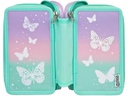 Scooli Etui Trippledecker Schmetterling