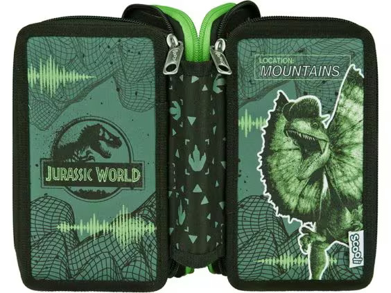 Scooli Etui Trippledecker Jurassic World