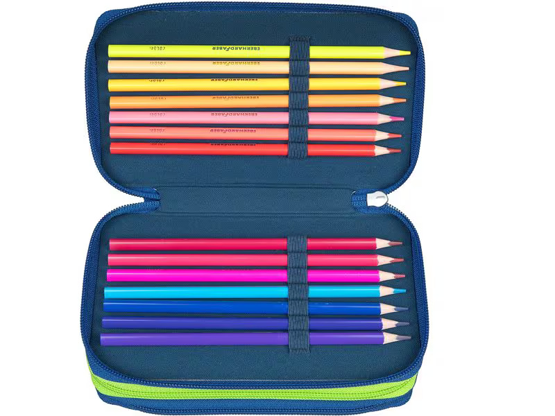 Scooli Etui Trippledecker Fussball