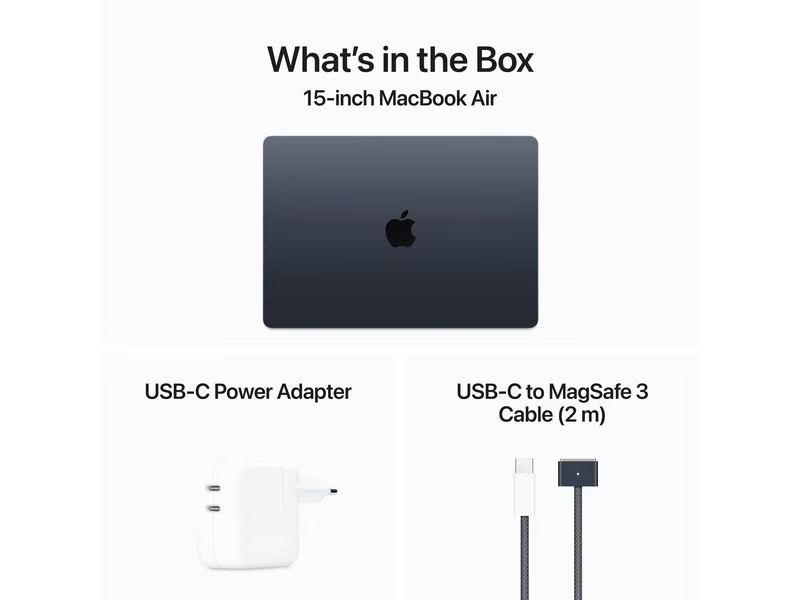 Apple MacBook Air 15 2024 M3 10C GPU / 1 TB / 24 GB Mitternacht