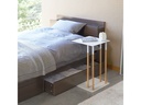 Yamazaki Beistelltisch Plain 35 x 35 x 55 cm, Weiss
