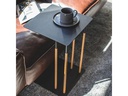 Yamazaki Beistelltisch Plain 35 x 35 x 55 cm, Schwarz
