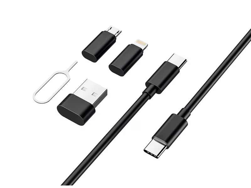 omnicharge Adapter Omni Connect-Kit 6 in 1 Kabel, 8 Karten Fächer
