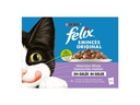Felix Nassfutter Fleisch &amp; Fisch in Gelée, 12 x 85 g