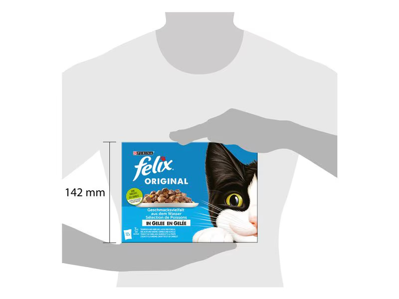 Felix Nassfutter Fisch in Gelée, 12 x 85 g