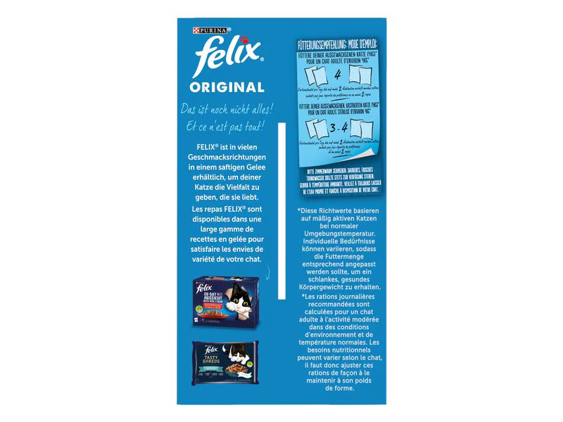 Felix Nassfutter Fisch in Gelée, 12 x 85 g