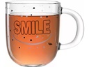 Leonardo Universaltasse Ufficio Smile 400 ml, 4 Stück, Transparent