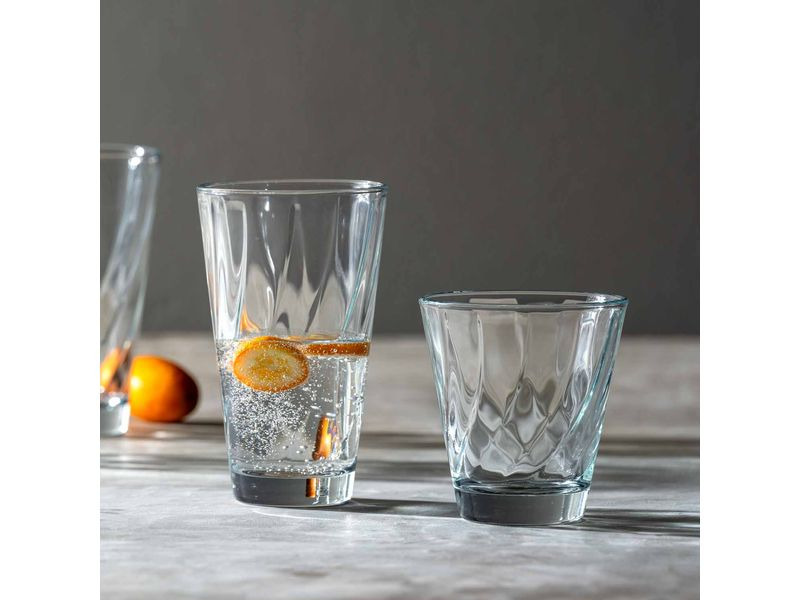 Leonardo Trinkglas Twist 515 ml, 1 Stück, Transparent