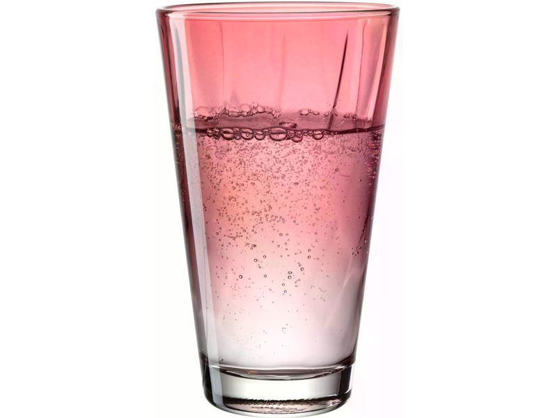 Leonardo Trinkglas Twist 300 ml, 4 Stück, Rot