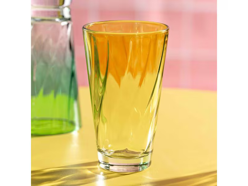 Leonardo Trinkglas Twist 300 ml, 4 Stück, Gelb