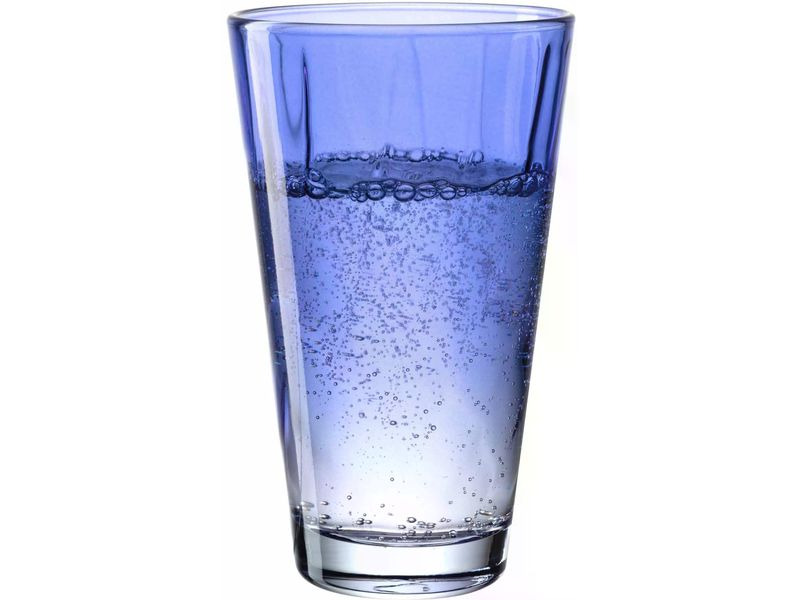 Leonardo Trinkglas Twist 300 ml, 4 Stück, Blau