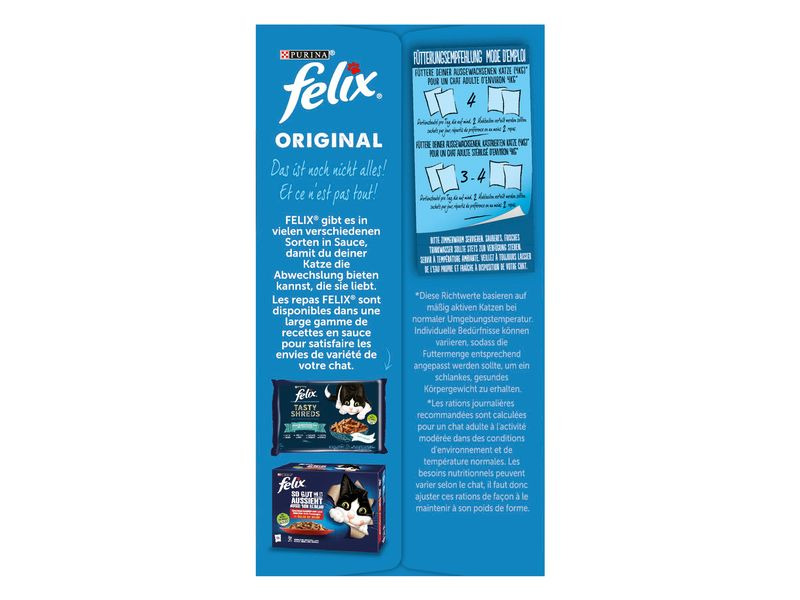 Felix Nassfutter Fleisch &amp; Geflügel in Sauce, 12 x 85g