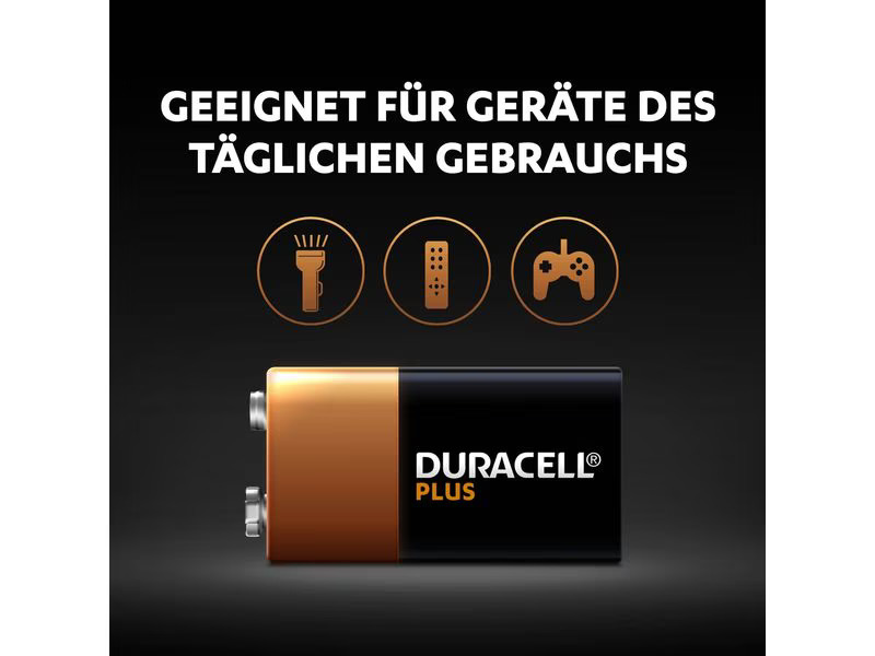Duracell Batterie 9V Plus Power 1 Stück