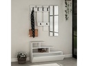 Woody Fashion Garderobenständer Vesty 3-er Set, Weiss