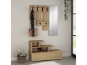 Woody Fashion Garderobenständer Vesty 3-er Set, Nature