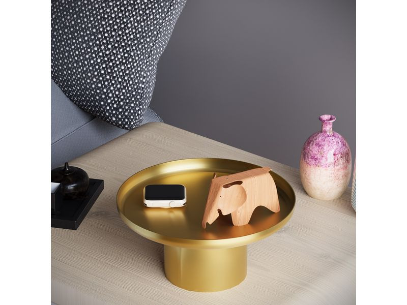 Wallxpert Dekoschale 25.5/20.5/18.5 cm, 1 Stück, Gold