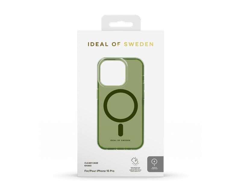 Ideal of Sweden Back Cover Clear Case iPhone 15 Pro Khaki