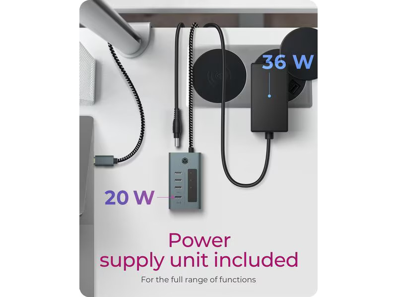 ICY BOX USB-Hub 4-Port Hub IB-HUB1454-C31