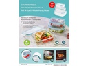 GOURMETmaxx Vorratsdose 1040 l, Transparent