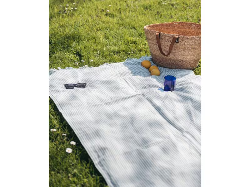 Esmée Strandtuch -Set Sol 100 x 90 cm, Weiss/Blau