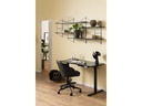 AC Design Wandregal Belfast 191 x 25,5 x 79 cm, Schwarz