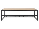 AC Design Garderobenleiste Seaford 7 Haken, Nature/Schwarz