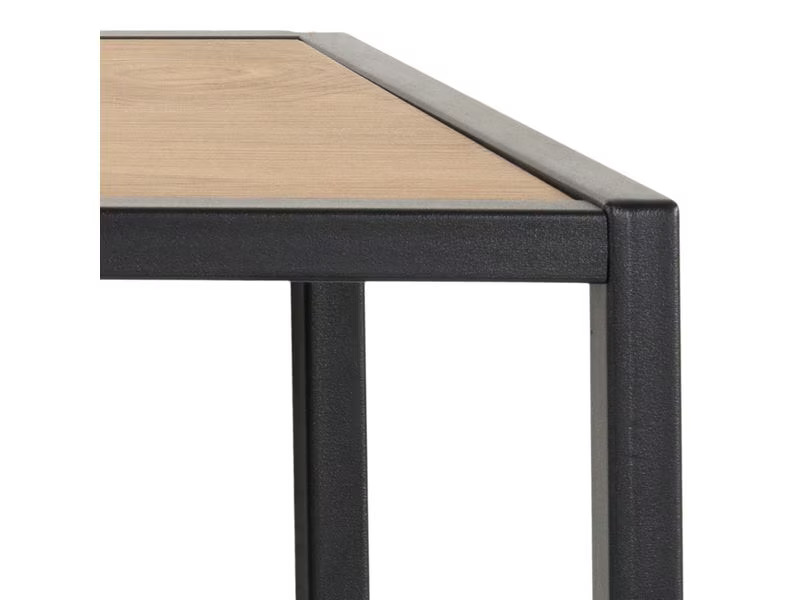 AC Design Garderobenleiste Seaford 7 Haken, Nature/Schwarz