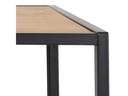AC Design Garderobenleiste Seaford 7 Haken, Nature/Schwarz