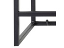 AC Design Garderobenleiste Seaford 7 Haken, Nature/Schwarz