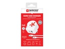 SKROSS USB-Wandladegerät Euro USB Charger AC65PD