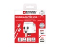 SKROSS Reiseadapter Pro Light, 1 x USB-A und C