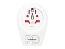 SKROSS Reiseadapter Country World / UK, USB