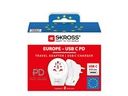 SKROSS Reiseadapter Country World / Europe, USB