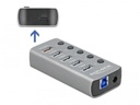 Delock USB-Hub 63263 USB 3.0 - 4x USB-A / 2x Ladeanschluss