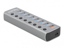Delock USB-Hub 63264 USB 3.0 - 7x USB-A / 2x Ladeanschluss