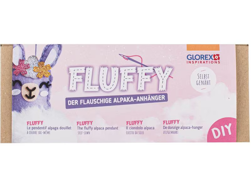 Glorex Bastelset Alpaka Anhänger