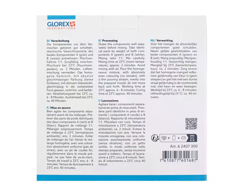 Glorex Abformmasse 2 x 500g