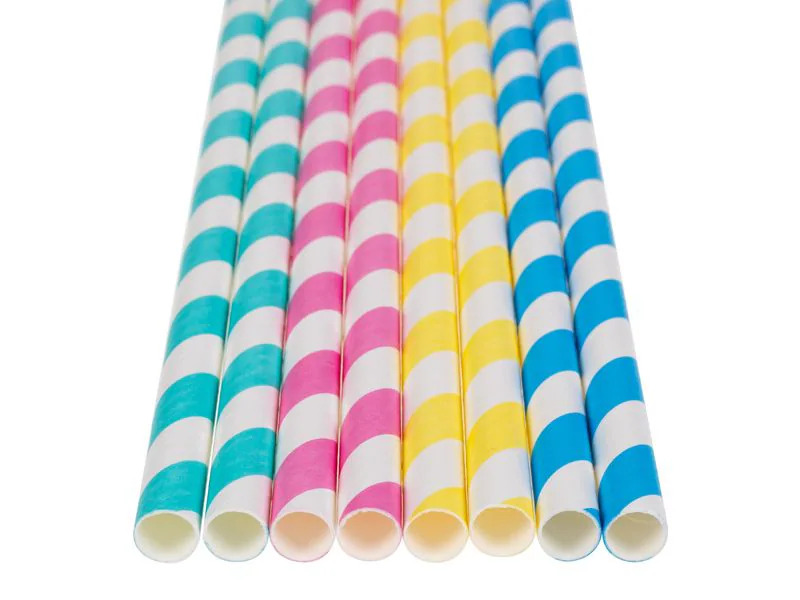 FURBER Strohhalm JUMBO Papier, 50 Stück