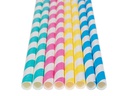 FURBER Strohhalm JUMBO Papier, 50 Stück