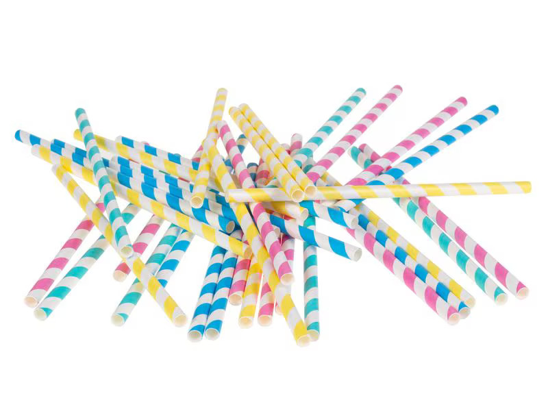 FURBER Strohhalm JUMBO Papier, 50 Stück