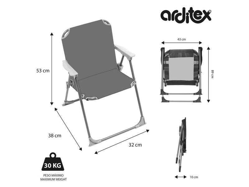 Arditex Kinder-Gartenstuhl Marvel Avengers
