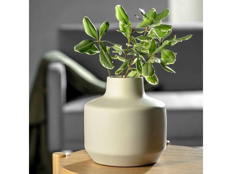 Leonardo Vase Milano 22 cm, Crème